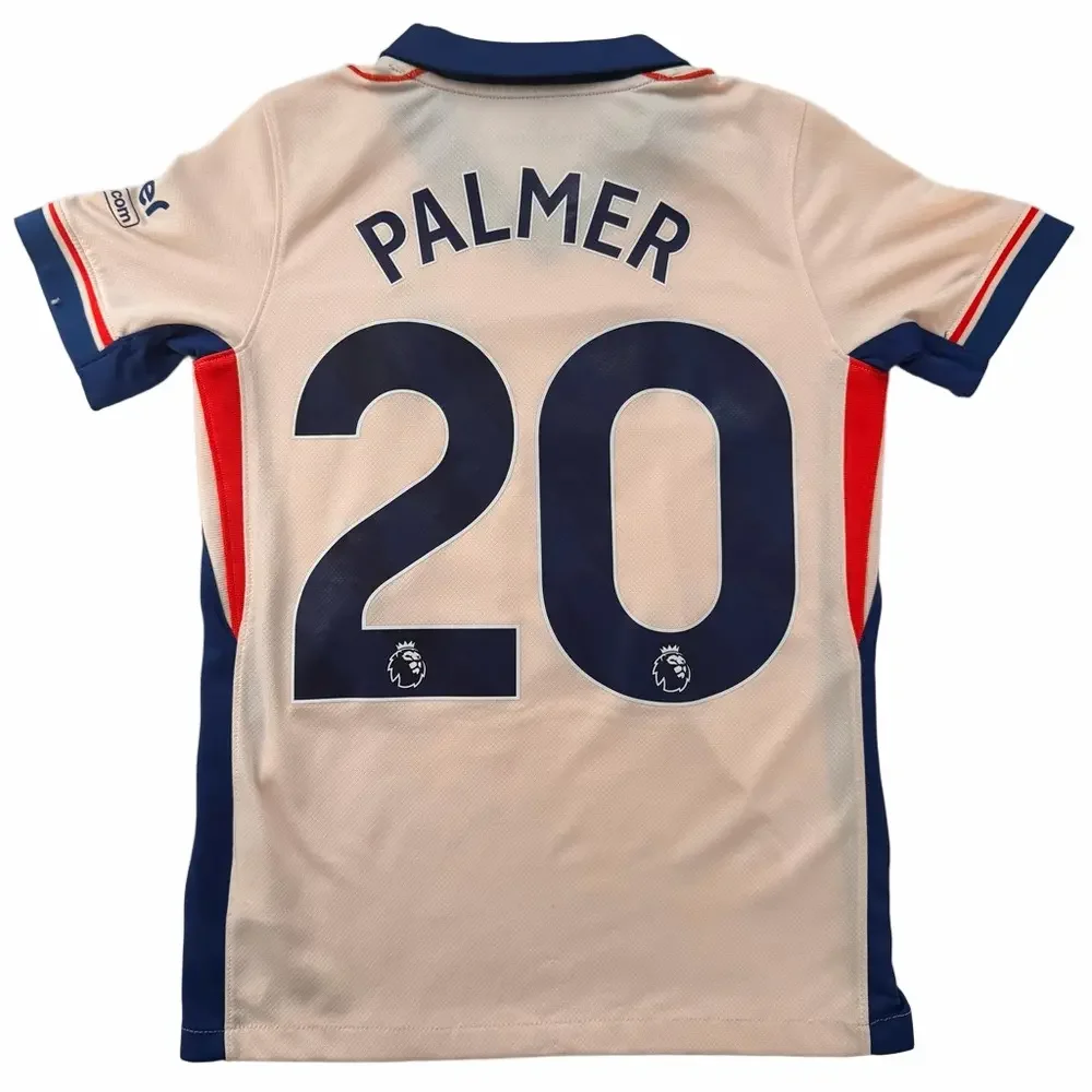 Nike Chelsea Football Club Soccer Jersey Large #20 Palmer Cream Blue Orange